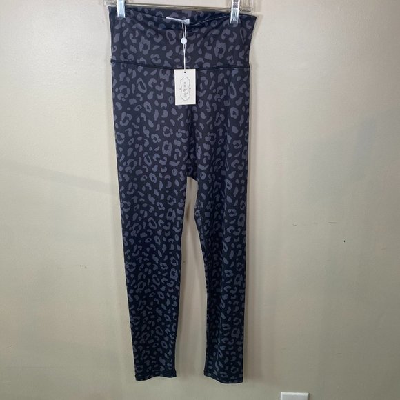 NWT Mudpie Ziggy Leggings in Black Leopard - Picture 5 of 8